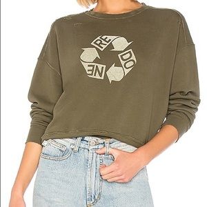 Redone distressed sweatshirt